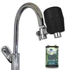 rivaALVA-S Viva | Trinkwasserfilter direkt am Wasserhahn | Blockaktivkohlefilter